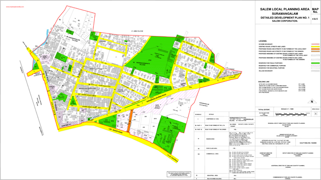 Suramangalam Development Plan-1 Map 4 & 5