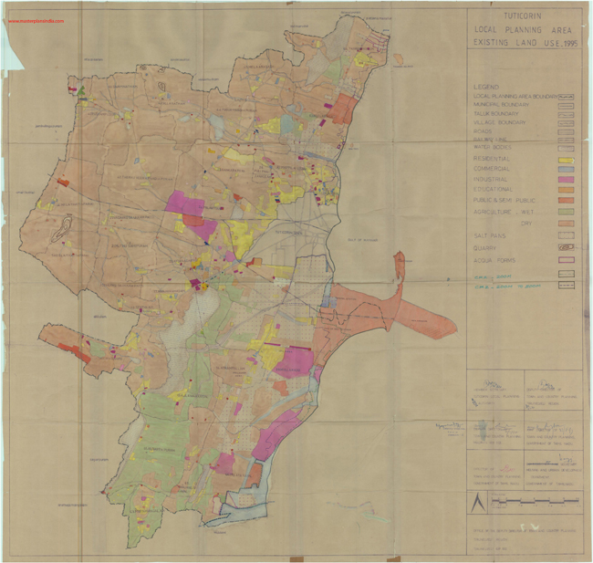 Tuticorin LPA Existing Landuse Map -1995