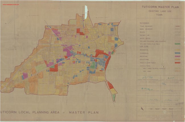 Tuticorin Town Existing Landuse Map