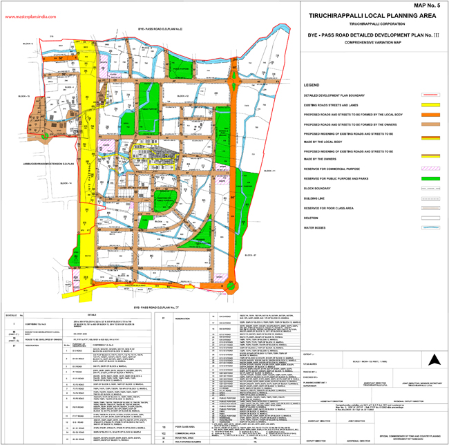 Tiruchirappalli Bye Pass Road Development Plan - 3 Map 5