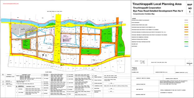 Tiruchirappalli Bye Pass Road Development Plan -5 Map 5