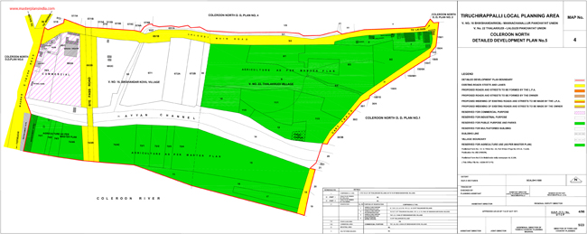 Tiruchirappalli Coleroon North Development Plan -5 Map4