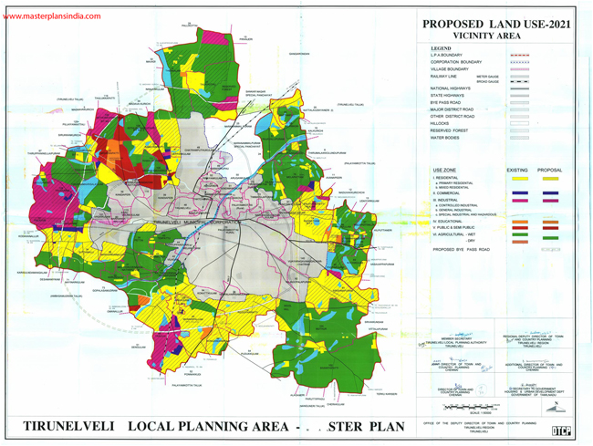 Tirunelveli Master Plan -2021 Map VicinityArea