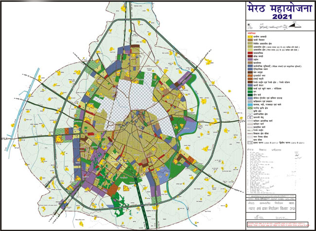 Meerut Master Plan 2021 Map