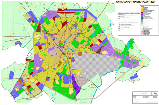 Saharanpur Master Plan 2021 Map